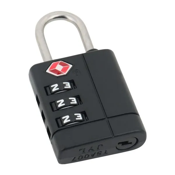 Luggage number lock clearance