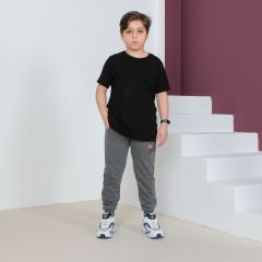 Boys Track Pant-Grey-10Y