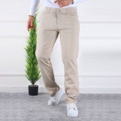 On-Men Cotton Pant - Beige/38