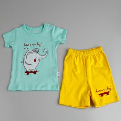 Baby Boys 2 Pcs Set-Green-12M-18M