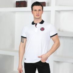 Mens Plain T-Shirt - White/S