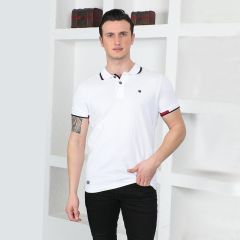 Mens Plain T-Shirt - White/L