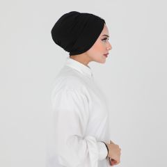 Ladies Bone-Black-FREE SIZE