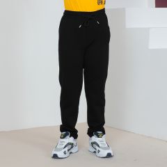 Boys Track Pant-Black-10Y