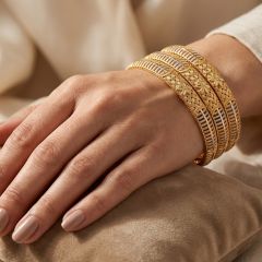 Golden Bangle Set