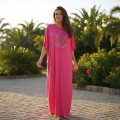 Ladies Stretch Dress Short Sleeve