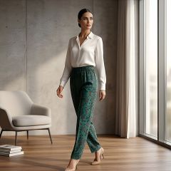 Ladies Printed Casual Pant