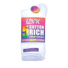Girls White School Socks 5 Pieces