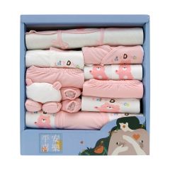 Baby Cloth Gift Set With Cartoon Box