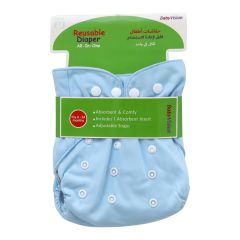 Baby Reuseable Cotton Diaper Blue