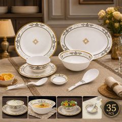 Melamine Dinner Set 35 Piece