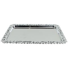 Stainless Steel Serving Tray Silver