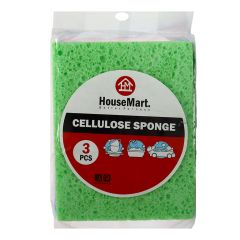 3-Piece Sponge Scouring Pad Set