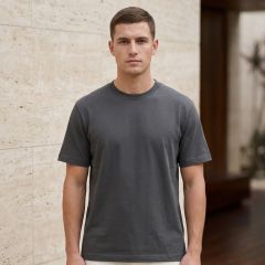 Men Round Neck T-Shirt Short Sleeve