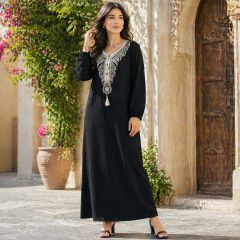 Ladies Jalabiya Long Sleeve