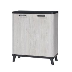 Shoes Cabinet 2 Door Wood A SR18