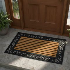 Rubber  Panama Coir Door Mat 45x75cm