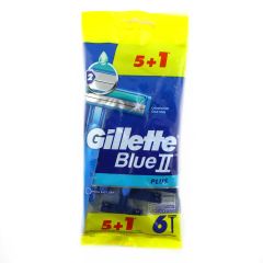 Gillette Blue II Plus 6 Pieces