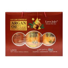 Love Jojo Hair Care Starter Kit Argan Oil Hair Care 3in1