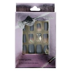 Diziyuan Artificial Design Nail Set 12 Pieces