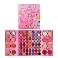 مجموعة باليت للعين والوجه مكونة من 72 لونًا من كيفن آند كوكو