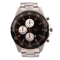 Omya Gents Metal Strap Analog Watch W-11630