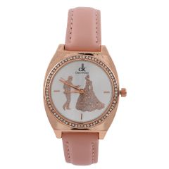 Deen Keen Ladies Leather Strap Analog Watch