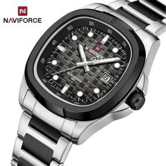 Naviforce Gents Metal Watches Black 07843-9240