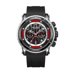 Gents Rubber Watch Red