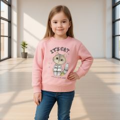Girls Full Size T-Shirt Round Neck