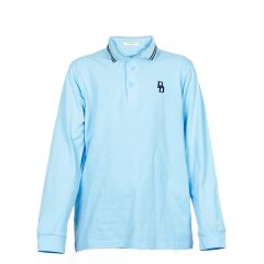 Winter Boys T Shirt Polo Plain Long Sleeve