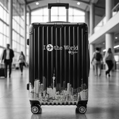 Hard Printed Trolley Bag Set