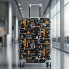 Hard Printed Trolley Bag