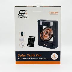 Solar Fan with Humidifier