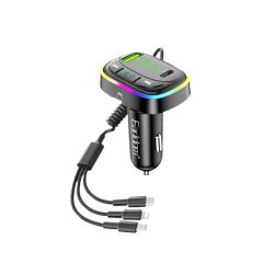 Earldom RGB Car Charger & Wireless Music Player-M105