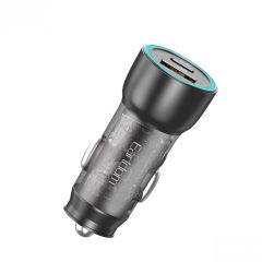 Earldom Transparent Dual Port Car Charger-CC34