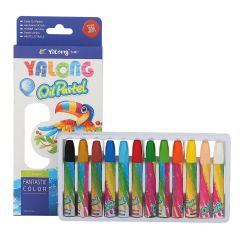 Yalong Color Pencil Oil Pastel 12 Pieces