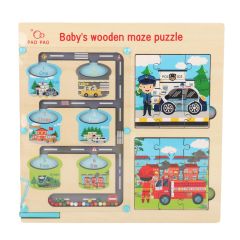 Pao Pao Baby Wooden Maze Puzzle