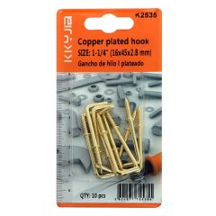 Copper Plated Hook Screw 1.1 x 4
