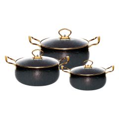 6 Pieces Granite Cookware Set