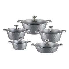 Cookware Set Granite 10 Pieces 