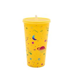 Juice Bottle With Straw