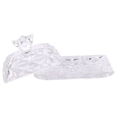 Glass Dish For Butter With Cover