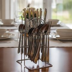 24 Pieces Cutlery Set With Stand JS-21-7