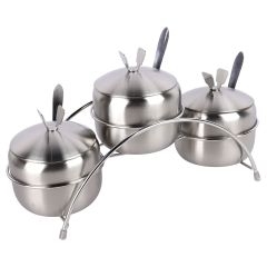 Stainless Steel 3 Pieces Spice Set