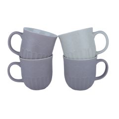 Ceramic Coffee Mug 4 Pieces 65427-SY14-02