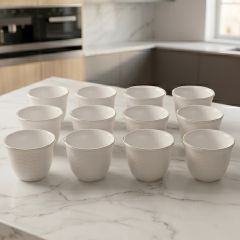 Ceramic Cawa Cup Set 12 Piece