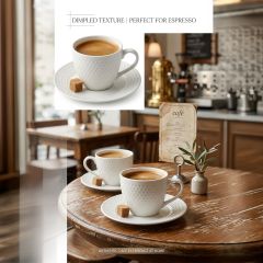 Ceramic Coffee Cup Set 4 Piece