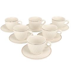 Tea Cup With Saucer Set 12 Pieces