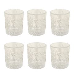 Glass Coffee Cup 6 Pieces Y-5260D